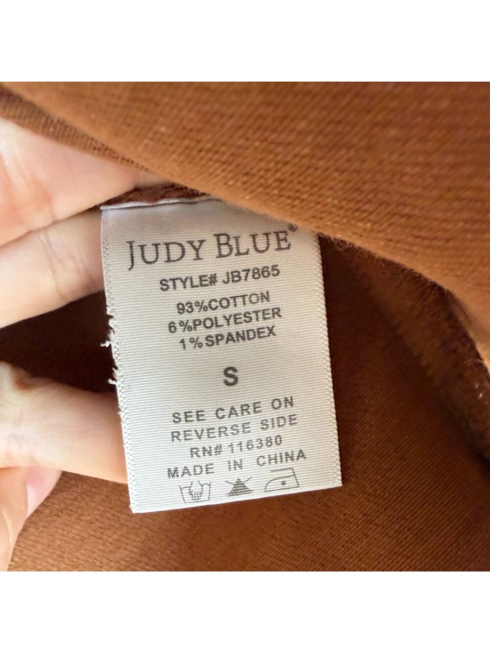 Judy Blue Garment Dyed Grinding Cropped Denim Jacket Camel Sz Small - Picture 7 of 14